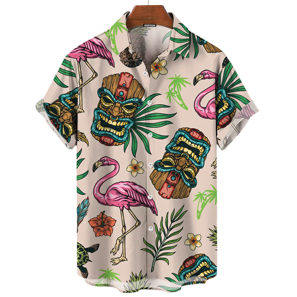 Men Retro Summer Good Vibes Ha - Vintage Hawaiian Floral Shirt recension och pris