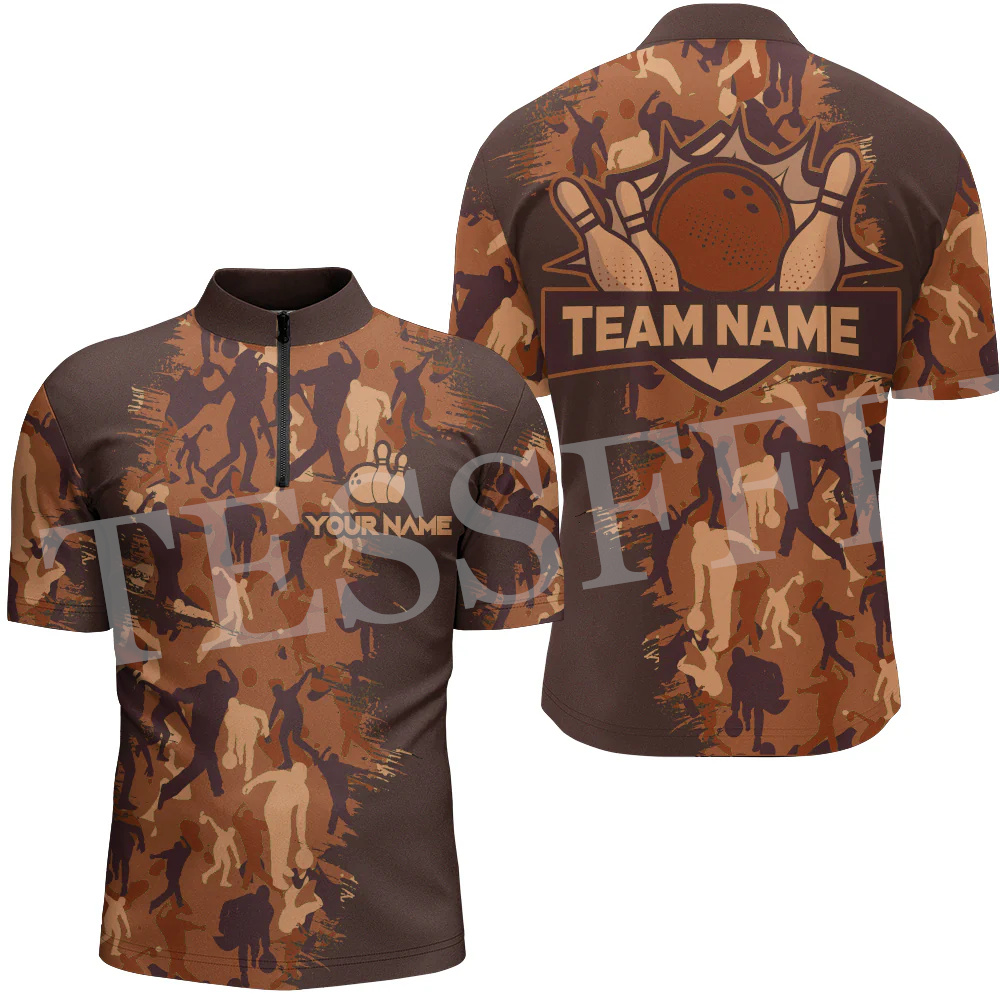 Custom Name Strike Bowling Fla - Short Sleeve Bowling Shirt Retro recension och pris