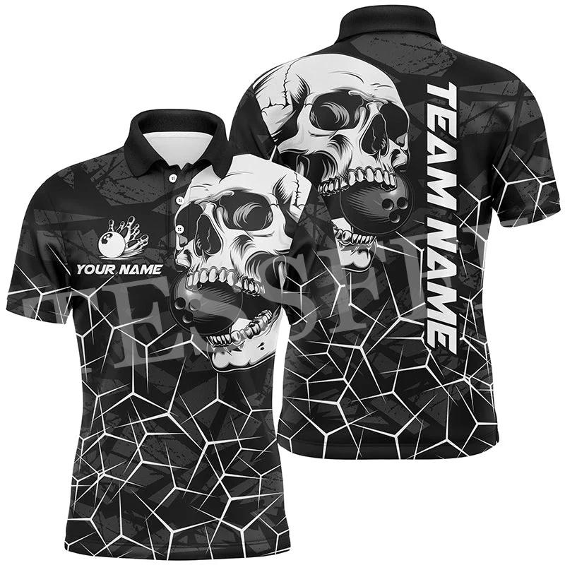 Custom Name Strike Bowling Fla - Short Sleeve Bowling Shirt Retro recension och pris