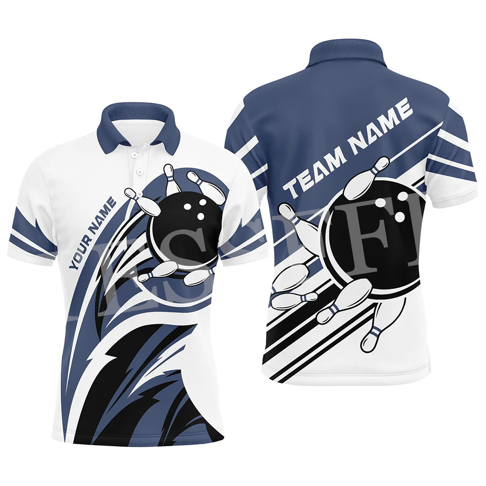 Custom Name Strike Bowling Fla - Short Sleeve Bowling Shirt Retro recension och pris