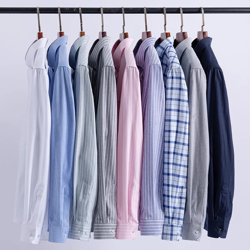 100% Pure Cotton Oxford Men St - Oxford Cotton Casual Shirt Business recension och pris