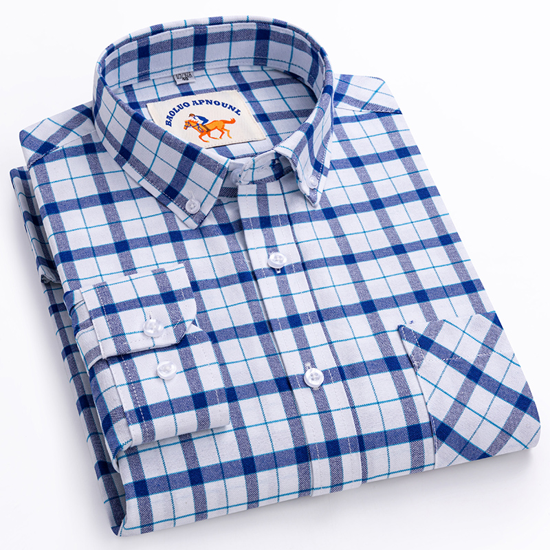 New in shirt over size 5xl lon - Oxford Cotton Casual Shirt Business recension och pris