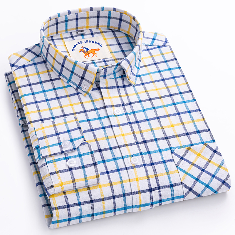New in shirt over size 5xl lon - Oxford Cotton Casual Shirt Business recension och pris