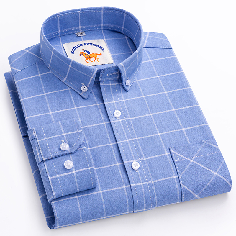 New in shirt over size 5xl lon - Oxford Cotton Casual Shirt Business recension och pris