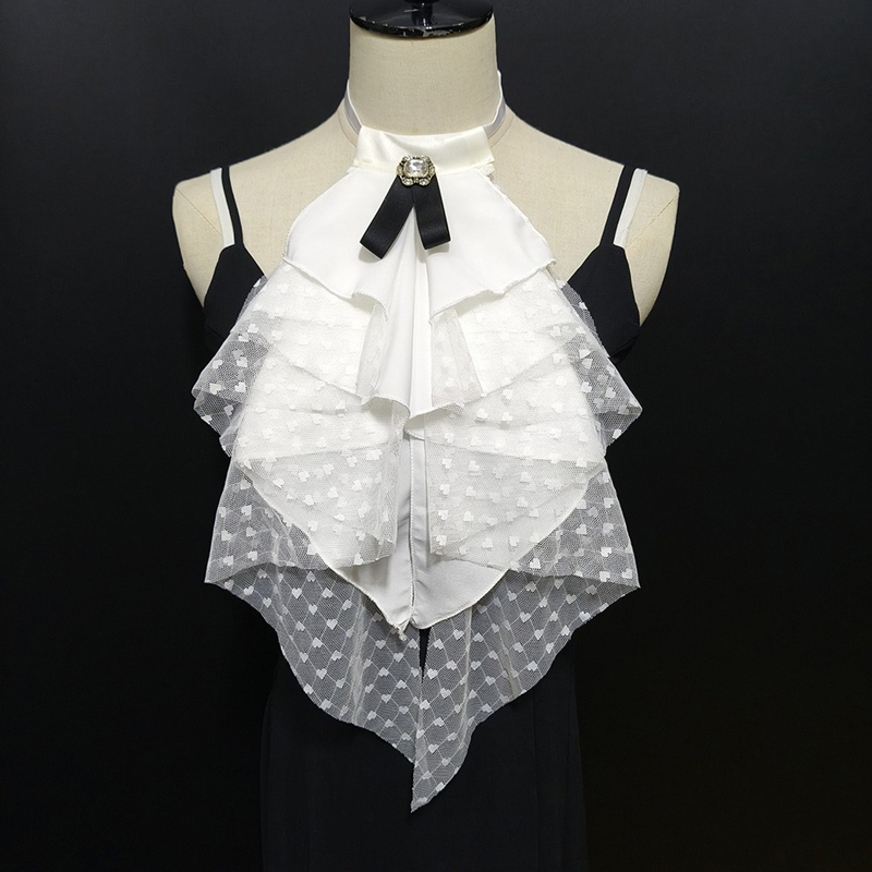 White Lace Layered Detachable  - Shirts recension och pris