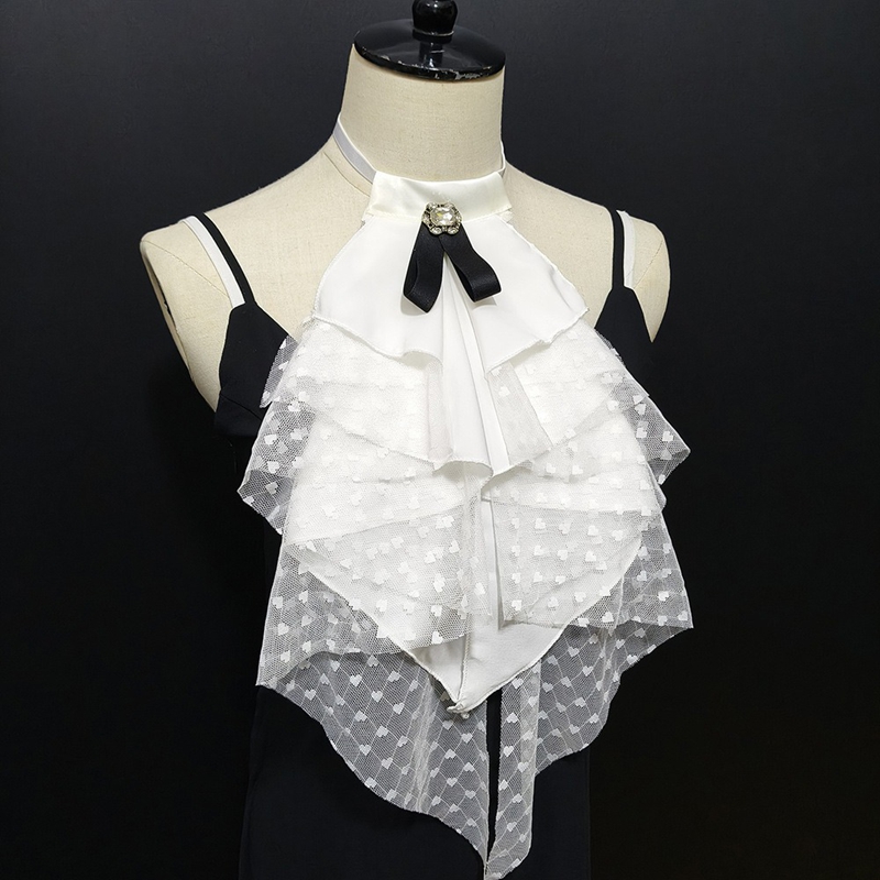 White Lace Layered Detachable  - Shirts recension och pris