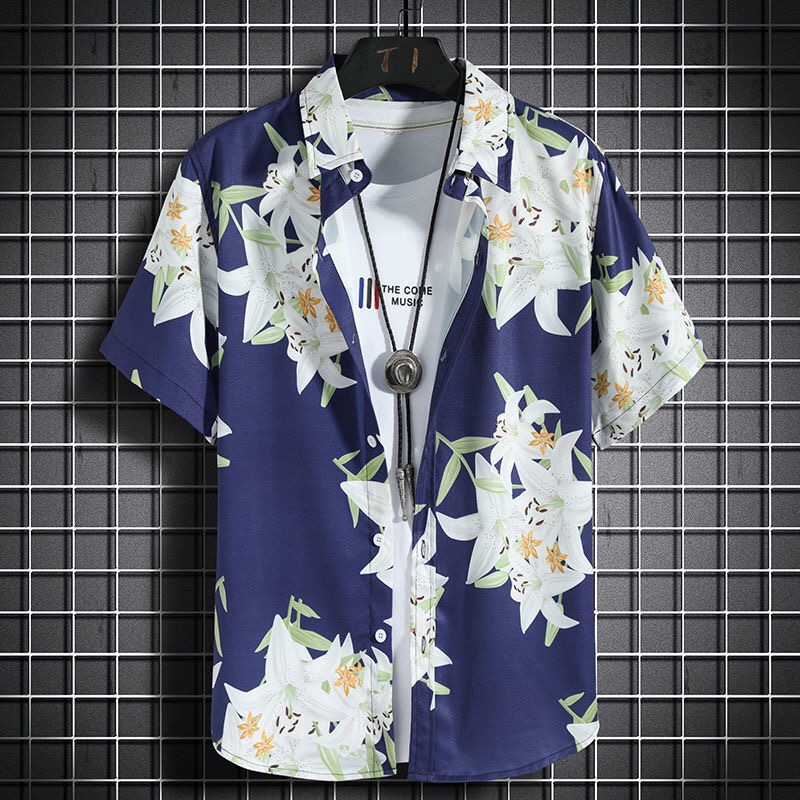 Hawaiian beach shirts Men's sh - Vintage Hawaiian Floral Shirt recension och pris