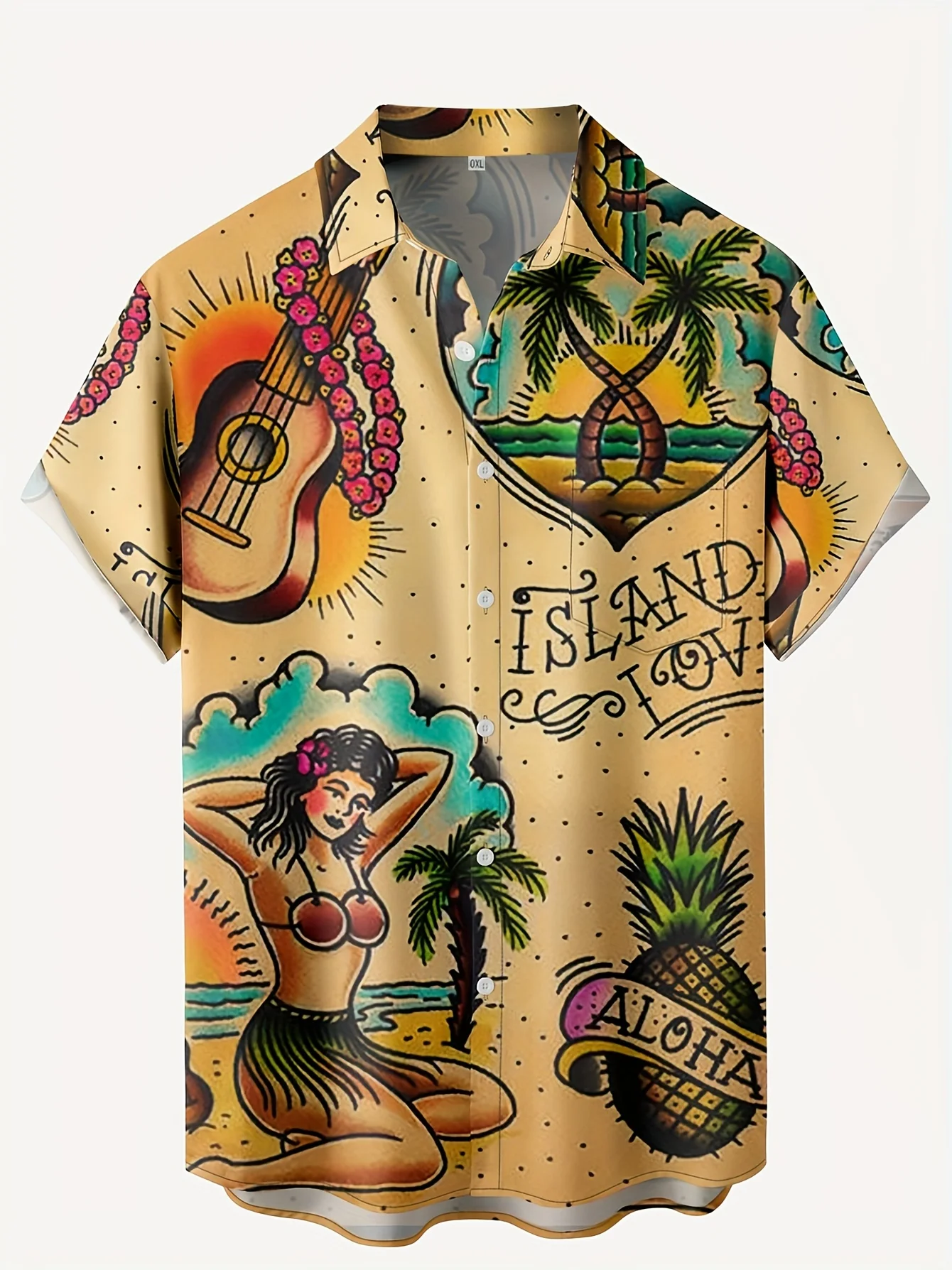 Multi Style Traditional Old Sc - Vintage Hawaiian Floral Shirt recension och pris