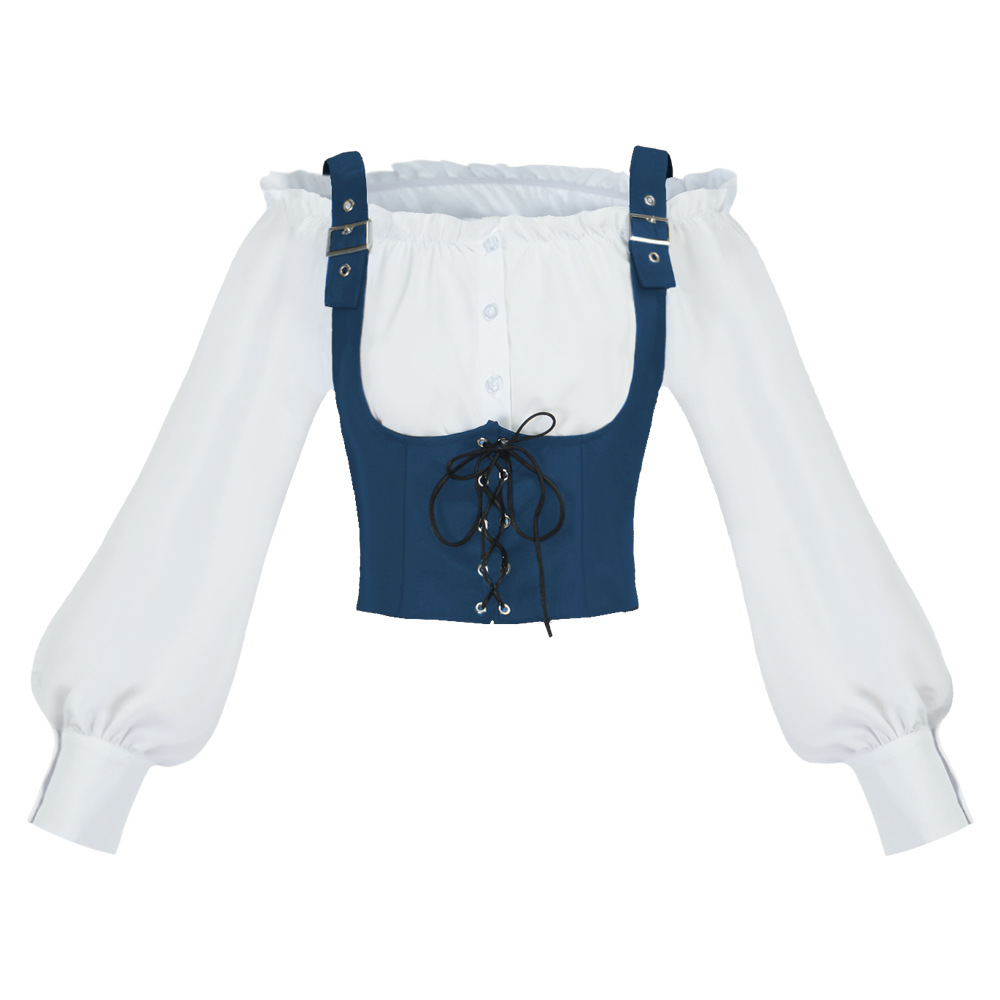 Retro Western Style Women Blou - Shirts recension och pris