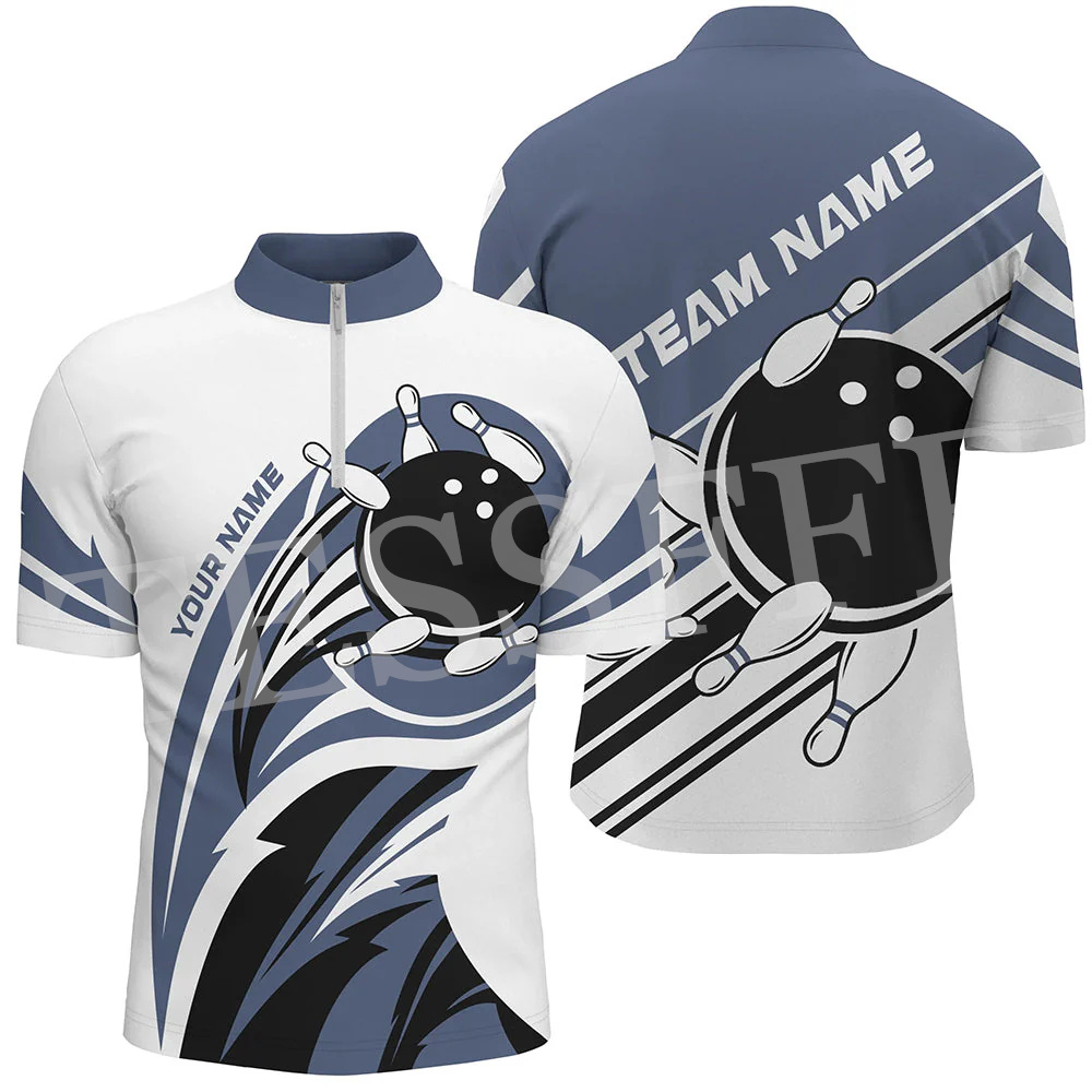 Custom Name Strike Bowling Fla - Short Sleeve Bowling Shirt Retro recension och pris